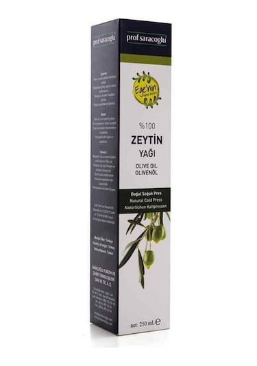 Prof Saracoğlu Soğuk Sıkım Zeytinyağı 250 ML