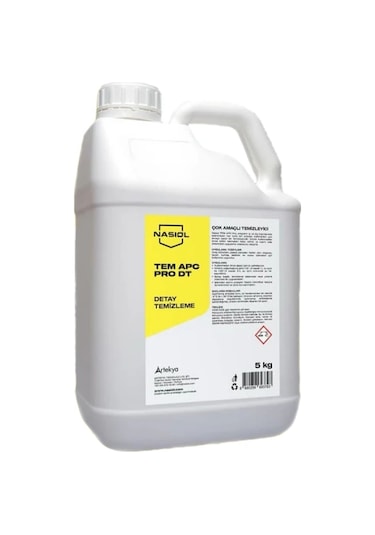 Nasiol Tem Apc Pro Dt 5 Lt. Çok Amaçlı Temizleyici