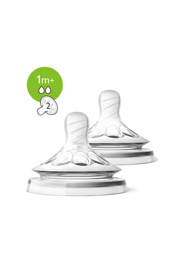 Philips Avent Scf042/27 Natural1M+ 2 Damla Biberon Emziği 2'li