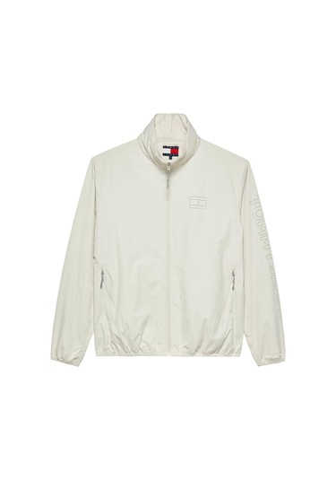 Tjm Perforated Logo Erkek Beyaz Rüzgarlık-8384 Beyaz