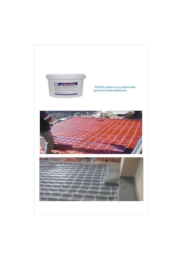 Dks Roco Çatı Isı Ve Su Yalıtım Malzemesi 18 KG-Beyaz