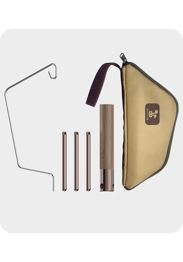 Teltree Kamp Masası Lamba Tutucu - Katlanabilir Ahşap Tasarım, Hafif Ve Taşınabilir Lamba Dahil Değil Çok Renkli