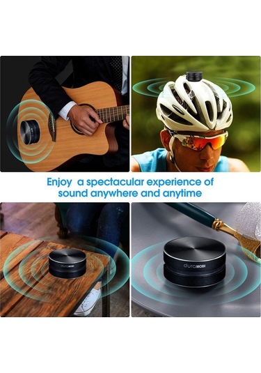 Moly Diya Mobı Kemik İletimli Tws Bluetooth Hoparlör: Taşınabilir, Güçlü Ses, Fm Radyo, Siyah, Bt 5.0, Mini Tasarım