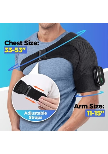 Willowhaven Gri Kablosuz Isıtmalı Masaj Pedi Ve Titreşimli Masaj Aleti Gri