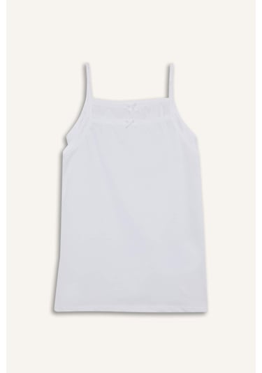 Defacto Kız Çocuk 2li Atlet E2564a825auwt34 Beyaz