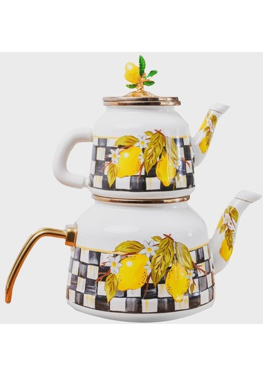 Lndcyd-9663-1 Miss Betty 2.65 Litre Emaye Çaydanlık 001