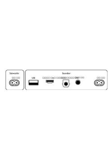 Phılıps 2.1 Kanallı Subwoofer Özellikli Kablosuz Soundbar Siyah