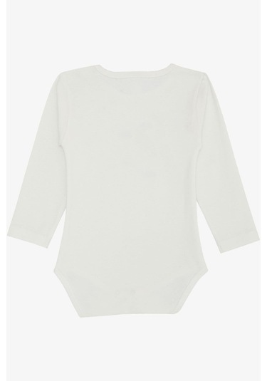 Breeze Erkek Bebek Çıtçıtlı Zıbın Body Hayvanat Bahçesi Dost Hayvanlar Baskılı 9 Ay-3 Yaş, Ekru-ekru Ekru