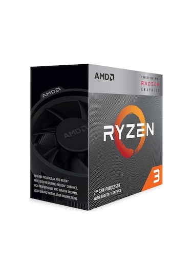 AMD Ryzen 3 3200G 3.6 GHz AM4 6 MB Cache 65 W Box İşlemci