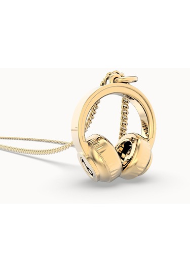 Chocli 18 Ayar Altın Kaplama Kulaklık Kolye