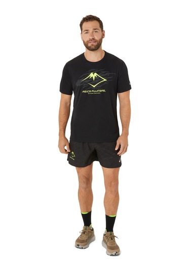 Asics Fujıtraıl Logo Ss Top Erkek Siyah Kısa Kollu Tshirt 2011c981-002 Siyah