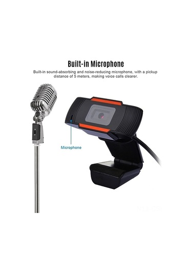 Samdoo 1080p Ultra Geniş Açı Web Kamerası - Mikrofonlu, Sınıf/toplantı İçin, Direk Kullanıma Hazır, Sürücü Gerektirmeyen Hd Video Konuşma Kamerası