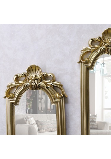 Lucia 3'lü Ayna Altın