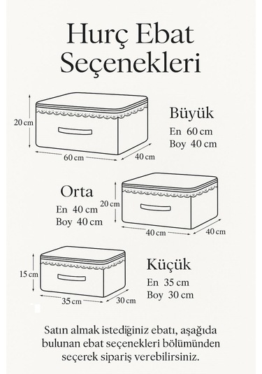 Laura Kadife Gold Nakışlı Hurç Orta Boy 40x40x20 Cm Çeyizlik Nişan Düğün Gelin Bohçası Beyaz