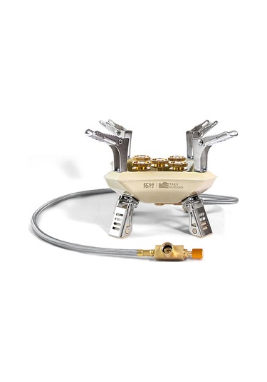 Taşınabilir Gaz Sobası Açık Soba Gümüş