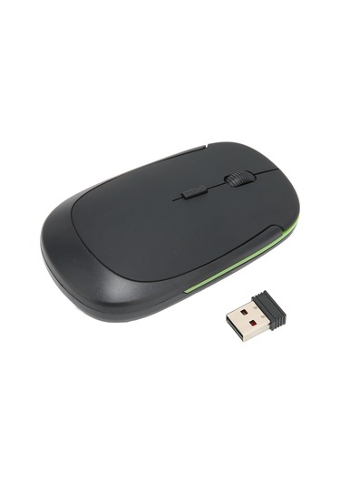 Tenfowee 2.4ghz Kablosuz Fare, 3 Seviye Dpı Ayarlı 1000/1200/1600 , Ultra İnce Tasarım, Taşınabilir, Siyah Pil İle Teslim Edilmez
