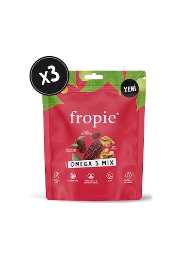 Fropie Karışık Kuruyemiş - Omega 3 Mix 3 x 75 G