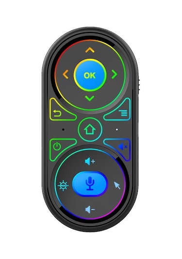 Sesli Uzaktan Kumanda 2.4g Kablosuz Hava Faresi Jiroskop Kontrol