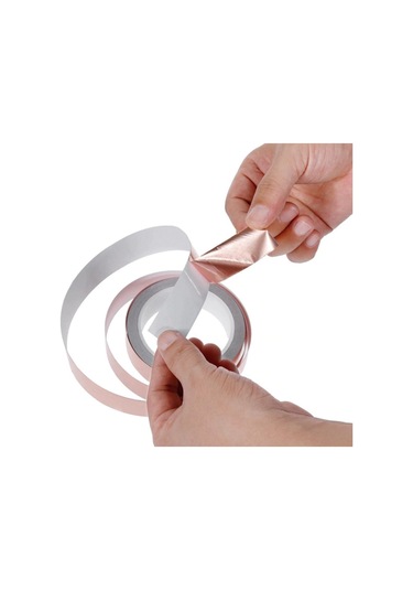 50Mm X 20Mt Iletken Bakır Folyo Kapton Bandı Tek Taraf Bant Gitar