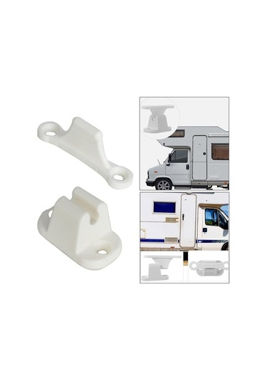 Trendooze Homyl T Şekli Naylon Kapı, Beyaz, Rv İçin