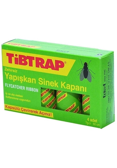 Tibtrap Yapışkan Sinek Kapanı 4 Lü Diğer