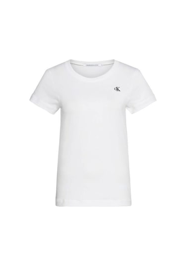 Calvin Klein Kadın Tişört-j20j212883 Beyaz
