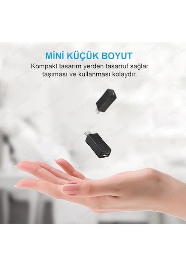 Mini-USB (Erkek) to Micro-USB (Dişi) Data-Şarj Çevirici Adaptör
