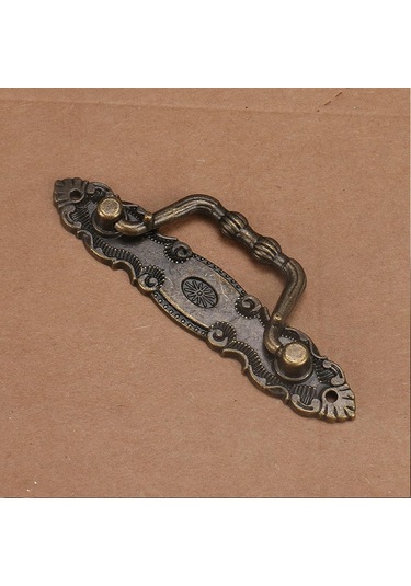 Vidalı Vintage Çinko Alaşımlı Çekme Düğmeleri 12 Parça B