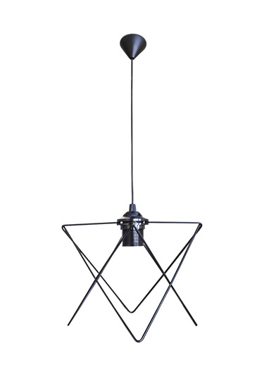 Bade Tekli Avize Siyah