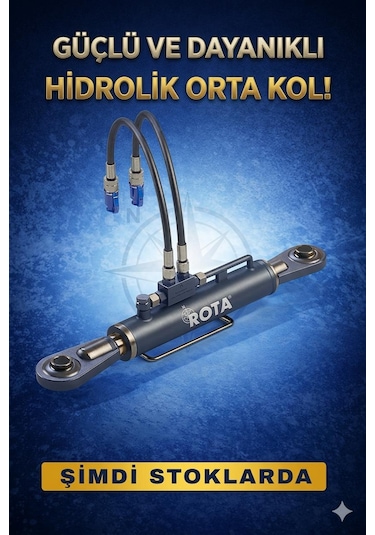 Hidrolik Orta Kol 60 Cm Dar Delik Rota