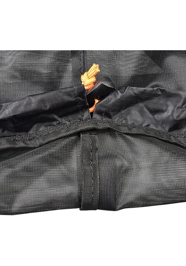 Luckstone Boyut L Seyahat Kamp Kaynağı Ipli Örgü Çamaşır Saklama Çantası Balık Ağı Kolay Katlanır Organizatör - Siyah/Yeşil