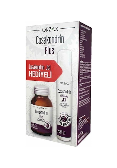 Orzax Cosakondrin Plus Takviye Edici Gıda 60 Tablet + Complex Jel 100 ML