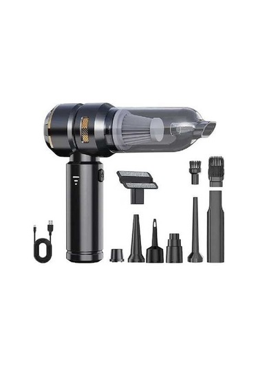 Tongxida Ahv-02 2in1 15000pa 3 Kademeli Vakumlu Üflemeli Araç Süpürgesi, Kırmızı