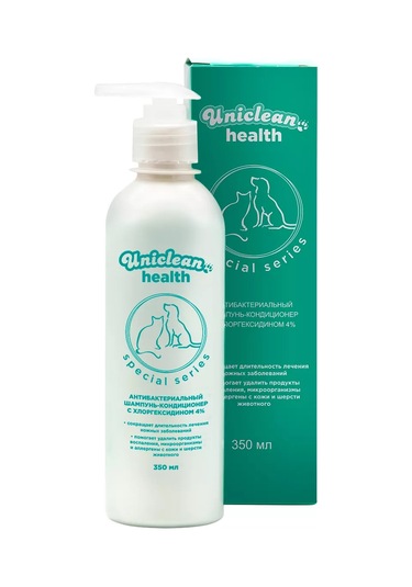 Uniclean Klorheksidinli Antibakteriyel Şampuan Köpekler İçin 350ml 232807095