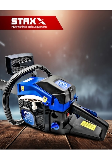 Staxx Power Turbo520 Benzinli Ağaç Kesme Motorlu Testere 52cc