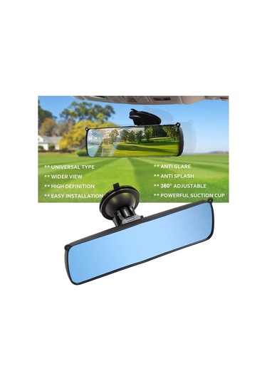 Novahub Arac Parlama Önleyici Dikiz Aynası Araba Kör Nokta Dikiz Aynası Vantuzlu 220x65mm Cn