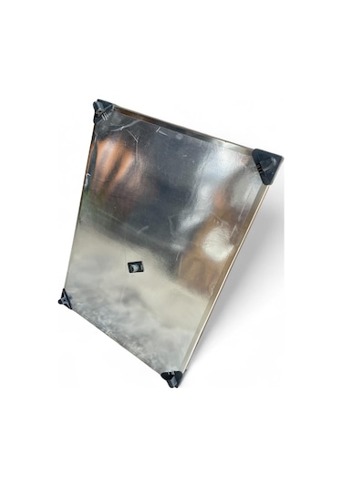 Soba Altlığı Sac Üzeri Baskılı 45 X 60 Cm Yeni Model Kahverengi