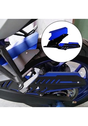 Yingfu Yamaha Mt-03 R3 R25 İçin Mavi Arka Çamurluk, Zincir Koruma Kapısı Mavi