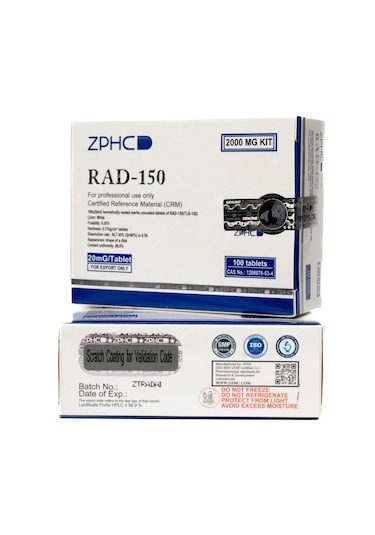 Zphc Testolone Rad150 20 Mg / Pill -100 Tablet Aromasız