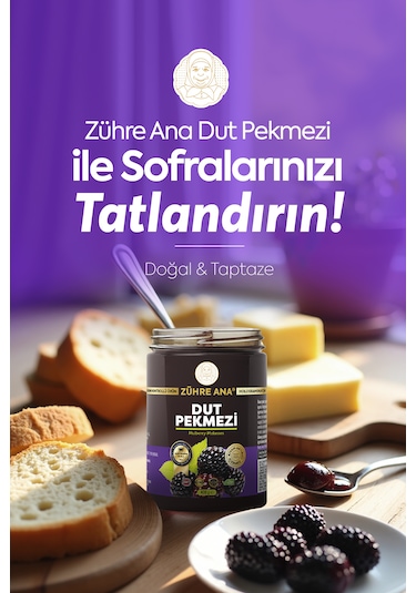 Katkısız Doğal Dut Pekmezi 400 Gr