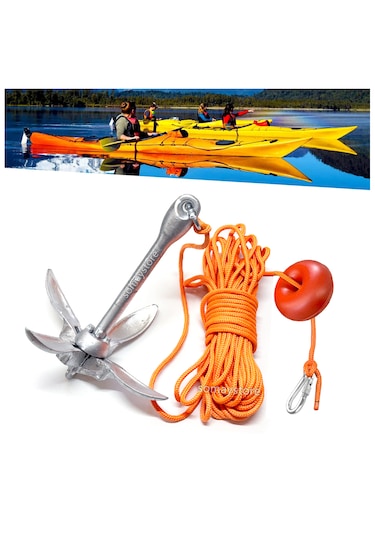 Goldsea Marin Bot , Kano Ve Jetski Çıpası Çantalı Set 1.5 Kg