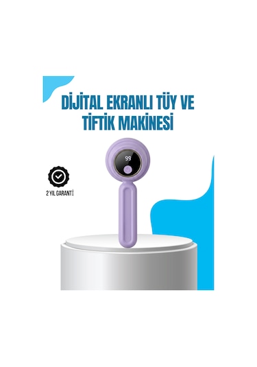 Şarjlı Tiftik Temizleme Makinesi Kablosuz Pratik Kullanım Diğer