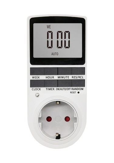 Leezsing Büyük Ekranlı Zamanlayıcılı Priz - Mutfak Ve Ev Kullanımı İçin Elektronik Zamanlayıcı, Eu/uk/us Uyumlu