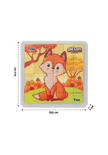 Pilsan 03-654 Kare Puzzle 36 Parça Oyuncak