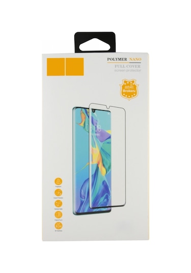 Huawei Mate 20 Pro Uyumlu Ön Koruma Polymer Nano Ekran Koruyucu Siyah