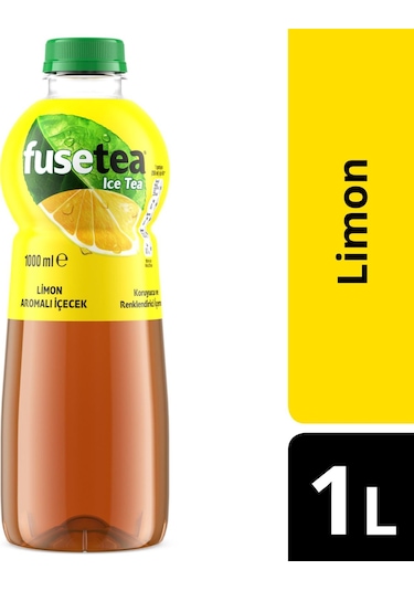 Fuse Tea Limon Aromalı Soğuk Çay 1 Lt X 6 Adet