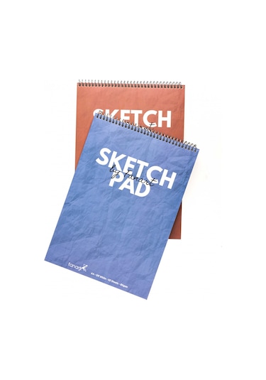 Fanart Academy Üstten Spiralli A4 Sketch Pad 80gr 50yp - Akdeniz