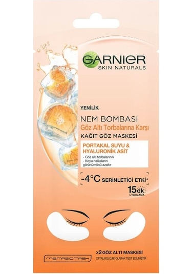 Garnier Göz Altı Torbalarına Karşı Kağıt Göz Maskesi