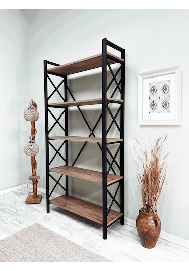 Tanraf Dekoratif Kitaplık 180x90 Atlantik Çam