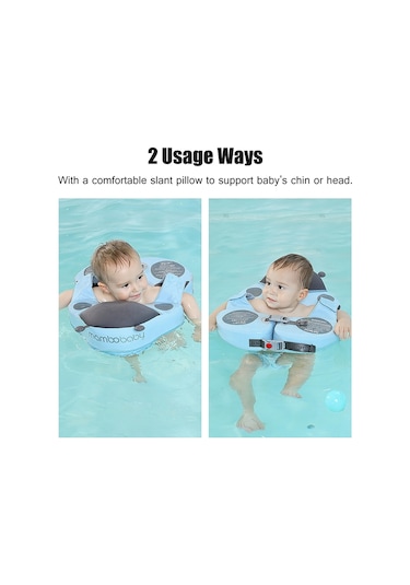 Mambobaby Sevimli Bebek Yüzme Şamandırası Şişme Olmayan Mt3130bl-1 Mavi